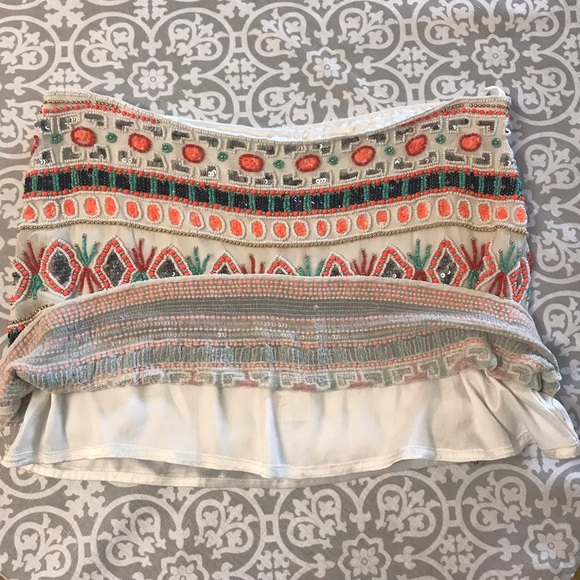 ⭐️HP⭐️NWT PARKER BEADED MINI SKIRT😲 - Picture 3 of 8
